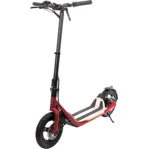8TEV B12 Classic Electric Folding Scooter - Red, Red