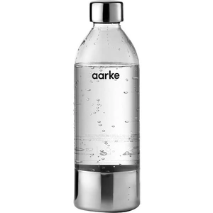 AARKE Pro A1074 Glass Water Bottle, Silver/Grey,Clear