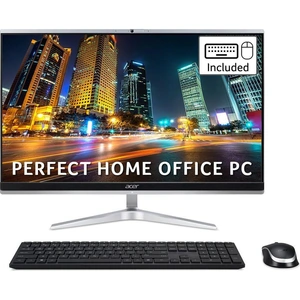 ACER Aspire C24-1650 23.8 All-in-One PC - Intel®Core™ i5, 256 GB SSD, Silver, Silver/Grey