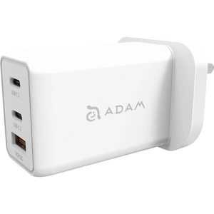ADAM ELEMENTS OMNIA F6 USB Type-C & USB Charger - 2 m, White, White