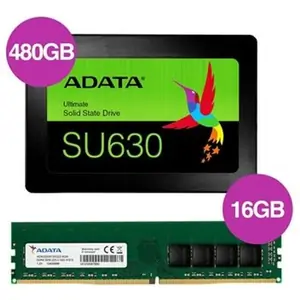 Adata Bundle - 1 x Adata Premier 16GB 3200MHz DDR4 &amp; 1 x Adata Ultimate 480GB 2.5 Inch SATA SSD