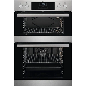 AEG DEB331010M Electric Double Oven - Stainless Steel, Stainless Steel