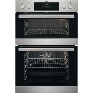 AEG SurroundCook DCB331010M Electric Double Oven - Stainless Steel, Stainless Steel