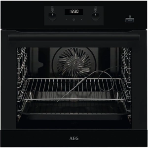 AEG SteamBake BES356010B Electric Steam Oven - Black, Black