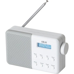 AKAI A61041G Portable DAB Radio - White