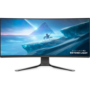 ALIENWARE AW3821DW Wide Quad HD 37.5 Curved Nano IPS Gaming Monitor - Lunar Light, White