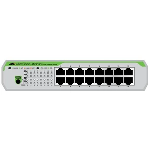 Allied Telesis AT-FS710/16-50 Unmanaged Fast Ethernet (10/100) Green Gray 1U