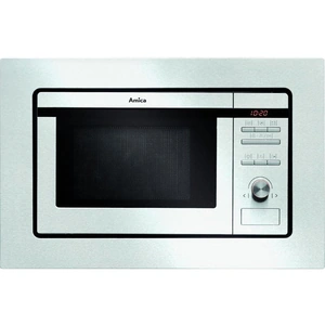 AMICA AMM20G1BI Built-in Microwave with Grill - Stainless Steel, Stainless Steel