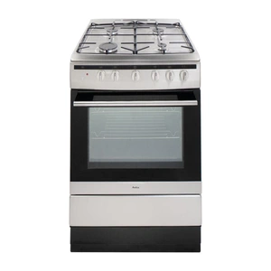 Amica 608GG5MSXX 60 cm Gas Cooker, Stainless Steel