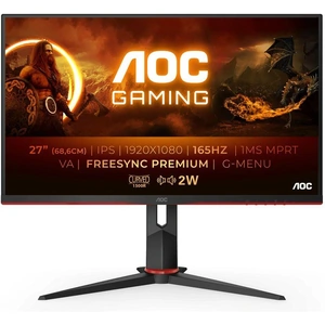 AOC C27G2AE/BK Full HD 27 Curved VA LCD Gaming Monitor - Black & Red, Black,Red