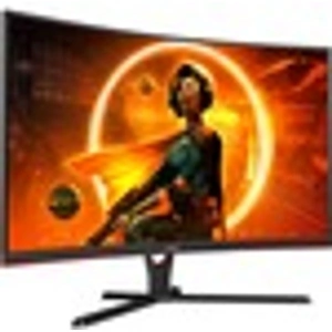 AOC AGON C32G3AE 80 cm (31.5) Full HD Curved Screen WLED Gaming LCD Monitor - 16:9 - Red, Textured Black - 812.80 mm Class - Vertical Alignment (VA) - 1920 x 1080 -