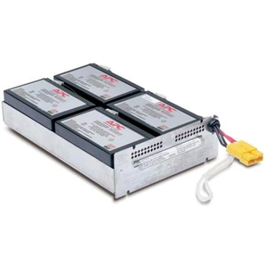 APC RBC22. Battery technology: Sealed Lead Acid (VRLA) Product colour: Black. Weight: 2.41 kg Dimensions (WxDxH): 68.6 x 152.4 x 94 mm