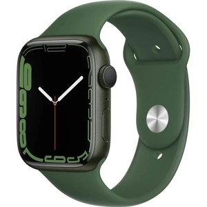 APPLE Watch Series 7 - Green Aluminium with Clover Sports Band, 45 mm