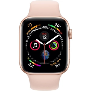 Apple Watch (Series 4) September 2018 40 - Aluminium Gold - Sport loop Pink