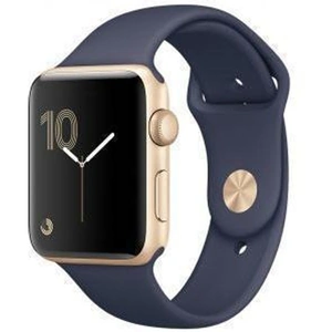 Apple Watch (Series 2) 42 Aluminium Gold Sport loop Midnight blue