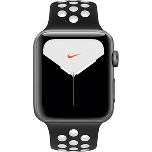 Apple Watch (Series 5) GPS + Cellular 44 Aluminium Space Gray Nike Sport band band Black