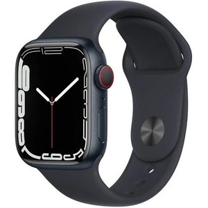 Apple Watch (Series 7) GPS + Cellular 45 Titanium Black Sport band Black