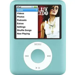 Apple IPod Nano 3 MP3 & MP4 player 4GB- Blue