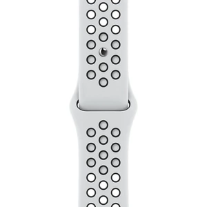 Apple Watch 45mm Nike Sport Band - Pure Platinum/Black