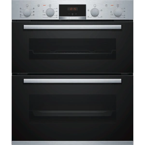 Appliance People Bosch Series 4 NBS533BS0B Built-under Double Oven - Brushed Steel
