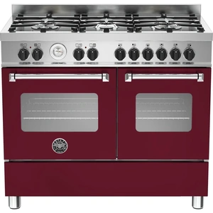 Appliance People Bertazzoni MAS100-6-MFE-D-VIE 100cm Master range cooker Matt Burgundy DELIVERY WITHIN 2-3 WEEKS *