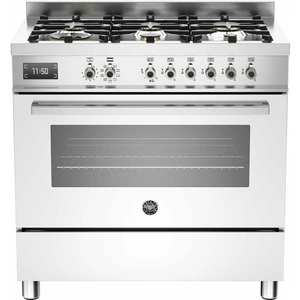 Appliance People Bertazzoni PRO90-6-MFE-S-BIT 90cm Professional range cooker White DELIVERY WITHIN 2-3 WEEKS *