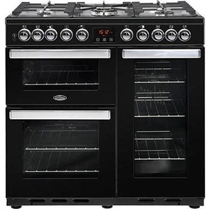 Appliance People Belling Cookcentre 90DDFT 90cm Dual Fuel Range Cooker Professional Black