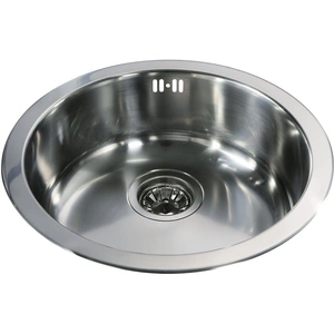Appliance People CDA KR21SS Inset round single bowl sink Stainless Steel