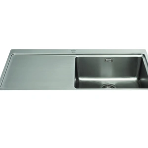 Appliance People CDA KVF21LSS Single bowl flush fit sink with left hand drainer Stainless Steel