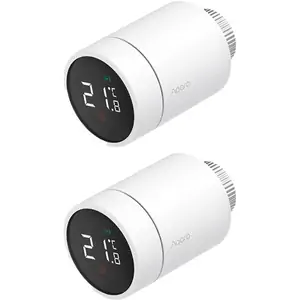 AQARA SRTS-A01-TWIN Wireless Smart Thermostat E1 - Twin Pack, White, White