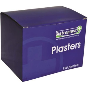 Astroplast Plasters Blue Assorted Sizes (Pack 150)