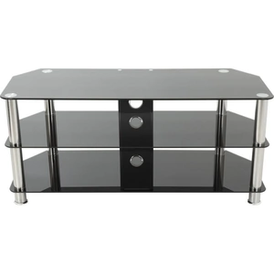 AVF SDC1000CM TV Stand - Black & Chrome, Silver/Grey,Black
