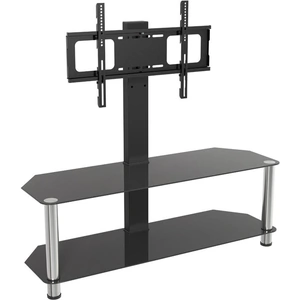 AVF SDCL1140 1140 mm TV Stand with Bracket - Black & Chrome