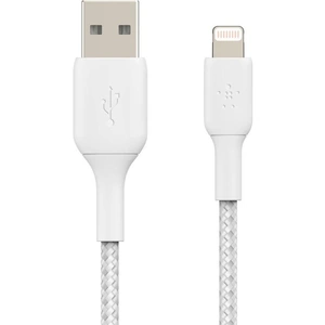 BELKIN Braided Lightning to USB-A Cable - 3 m, White
