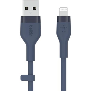 Belkin Cbl Siicone USB-A LTG 2M bleu USB cable USB A USB C/Lightning Blue