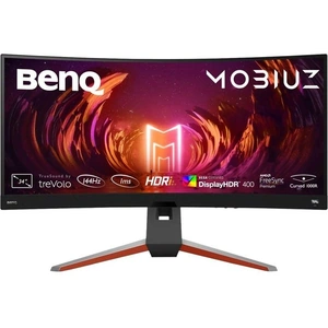 Benq Mobiuz EX3410R Wide Quad HD 34 Curved VA LCD Gaming Monitor - Black, Red & Grey, Red,Silver/Grey,Black