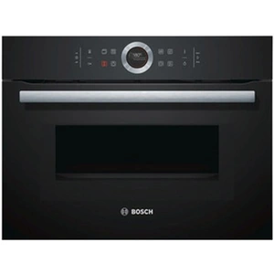 Bosch CMG633BB1B Serie 8 Built In Compact Oven Microwave in Black 45L