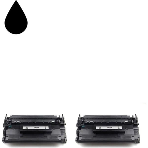 Box Premium Compatible HP 26X Black Toner Cartridge Dual Pack CF226X