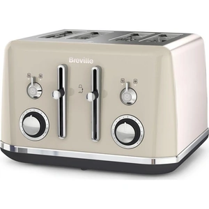 BREVILLE Mostra VTT930 4-Slice Toaster - Cream