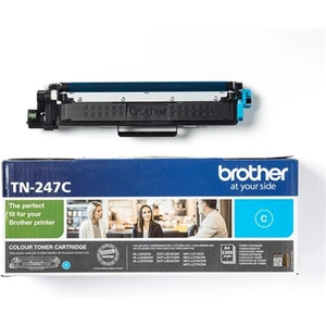 Brother TN-247C. Colour toner page yield: 2300 pages Printing colours: Cyan Quantity per pack: 1 pc(s)