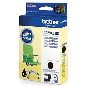 Brother LC229XLBK (Yield: 2,400 Pages) Black Ink Cartridge