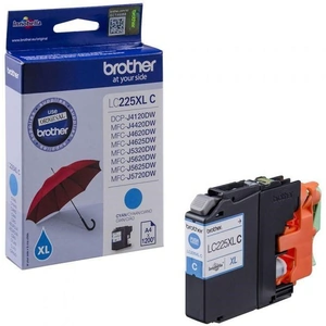 Brother LC225XLC (Yield: 1,200 Pages) Cyan Ink Cartridge