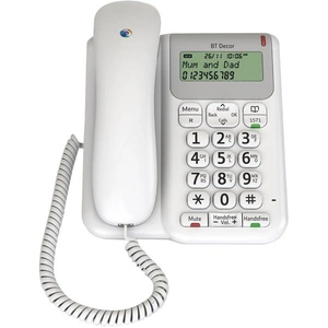 BT Décor 2200 Corded Phone, White