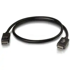 C2G 6ft (1.8m) DisplayPort Male to HDMI Male Adapter Cable - Black