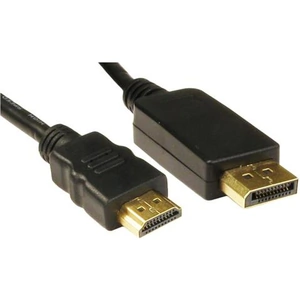 Cables Direct Display Port/HDMI 5m DisplayPort Black