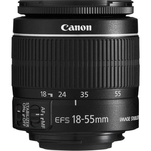 CANON EF-S 18-55 mm f/3.5-5.6 IS II USM Standard Zoom Lens, Black