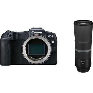 Canon EOS RP Mirrorless Camera & RF 800 mm f/11 IS STM Telephoto Prime Lens Bundle, Black