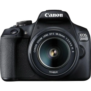 CANON EOS 2000D DSLR Camera with EF-S 18-55 mm f/3.5-5.6 IS II Lens