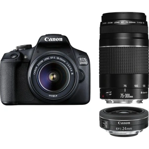 Canon EOS 2000D DSLR Camera & EF-S 24 mm f/2.8 STM Lens Bundle