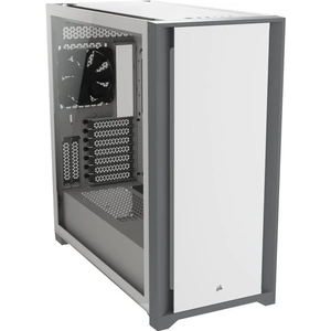 CORSAIR 5000D Tempered Glass ATX Mid-Tower PC Case - White, White